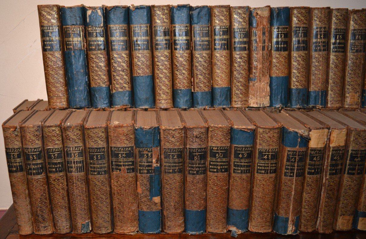 Voltaire - Oeuvres Completes De Voltaire - 92 Volumes 1785-photo-1