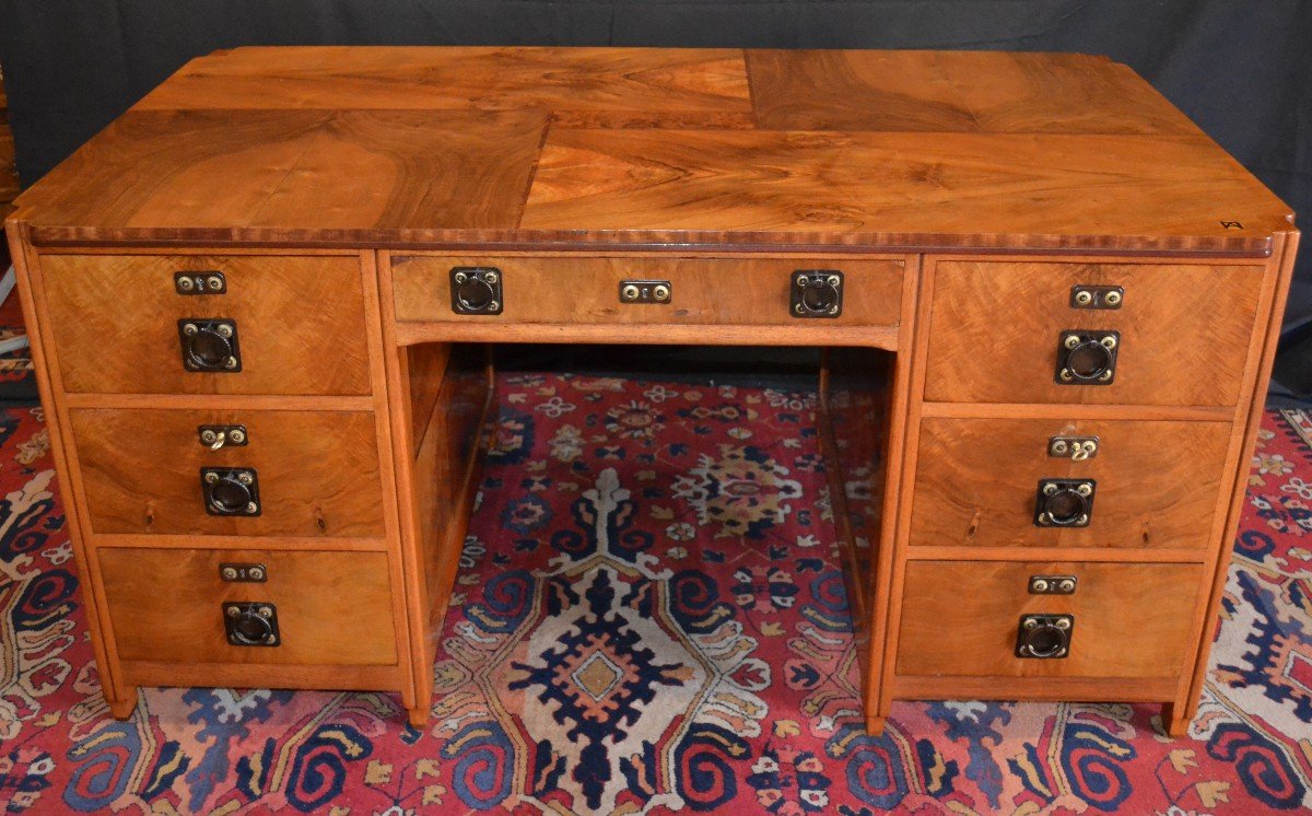 Middle Desk - Art Deco Period 1930/1940 - Stamped Maurice Alet-photo-2