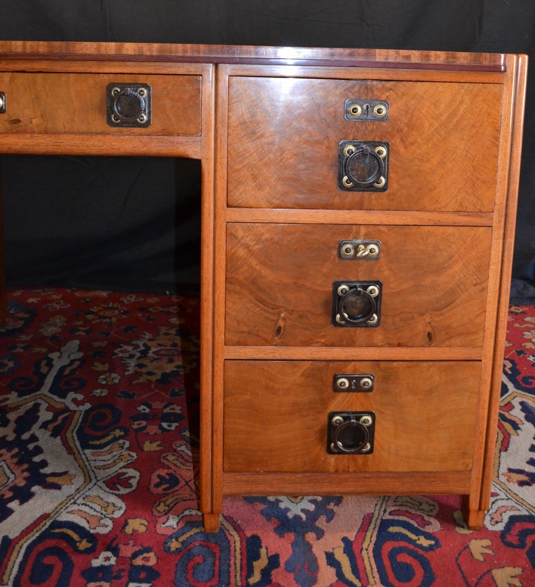 Middle Desk - Art Deco Period 1930/1940 - Stamped Maurice Alet-photo-3