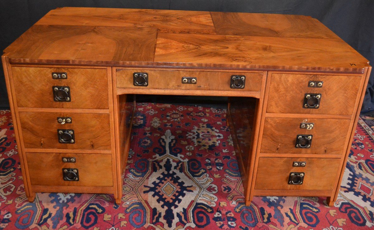 Middle Desk - Art Deco Period 1930/1940 - Stamped Maurice Alet