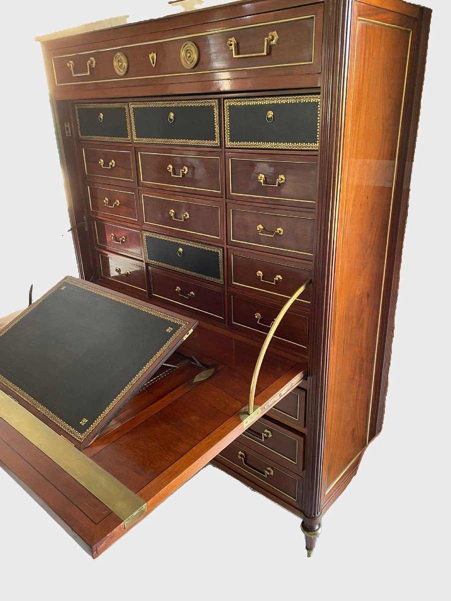 Notary's Secretary - Louis XVI Period - XVIIIth Century