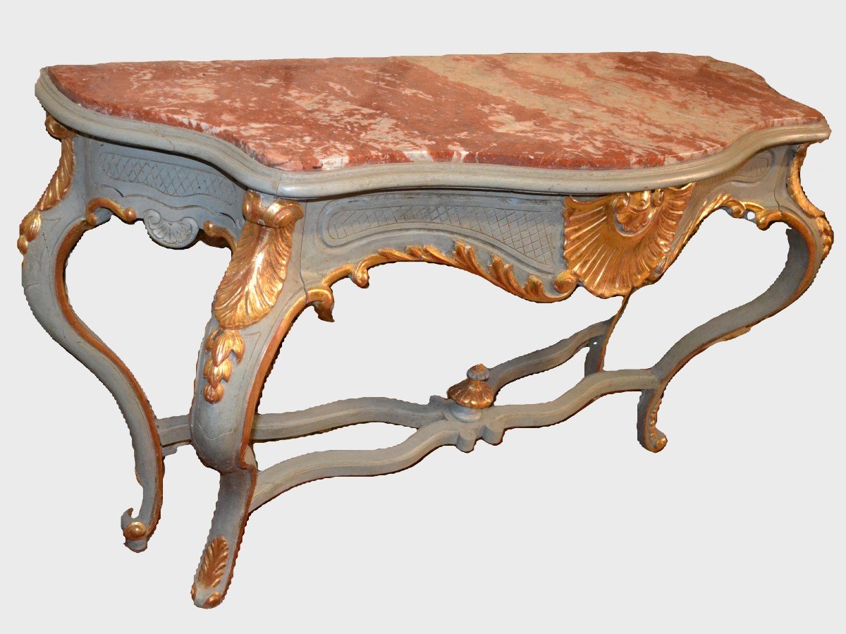 19th Century Console - Louis XV Style-photo-3