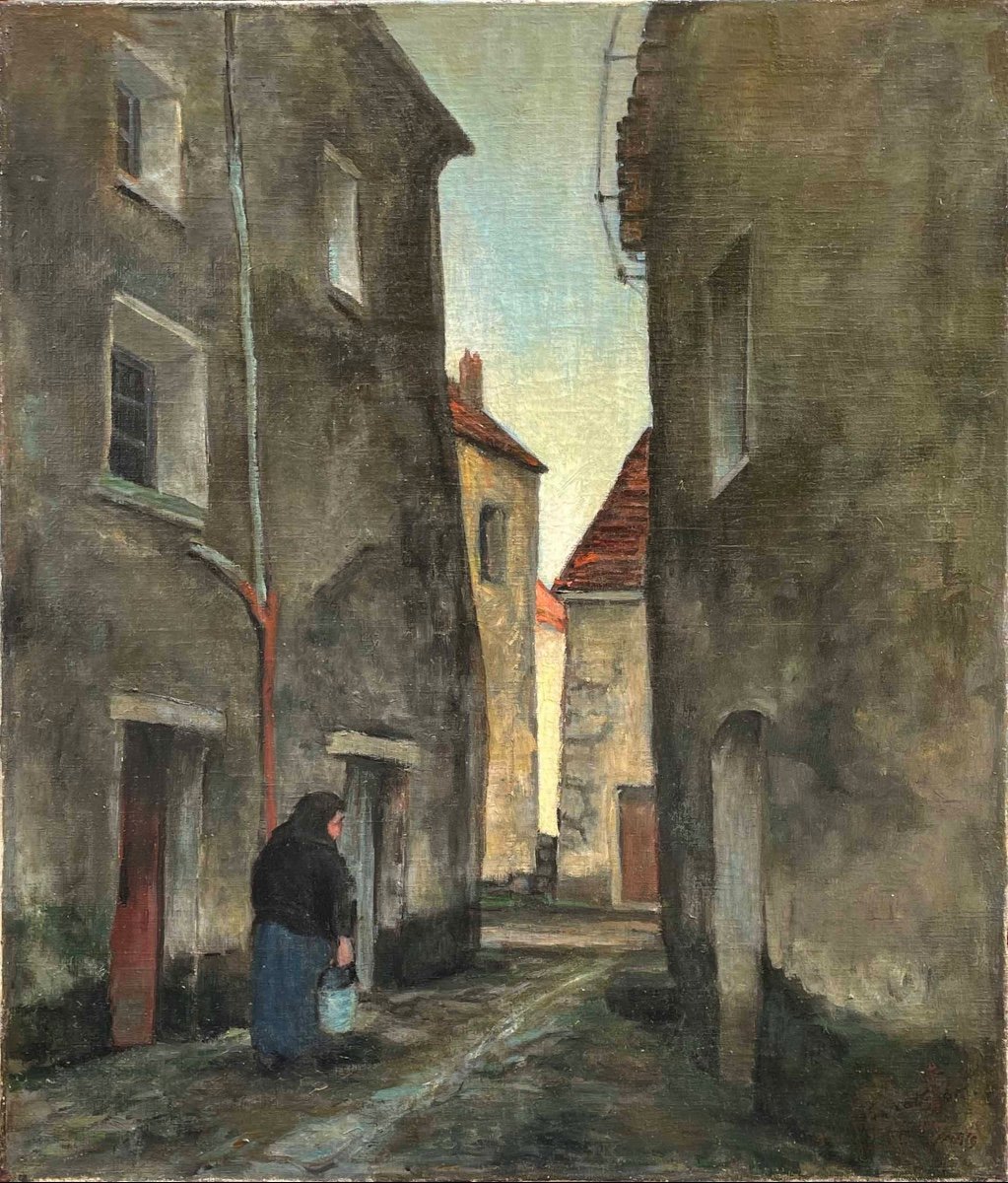 Kotoku Yukie (1890-1933) - Une ruelle à Paris 