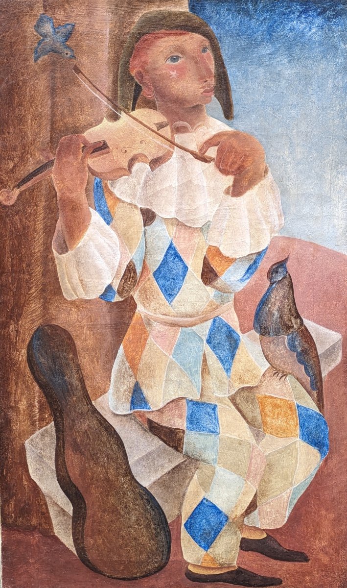Adrien Dekeyser (1914-1950) The Harlequin 