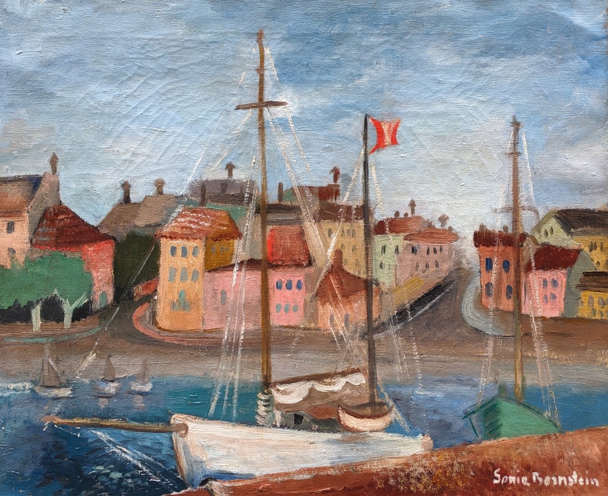 Sonia Bornstein (1907-1942) Le petit port 