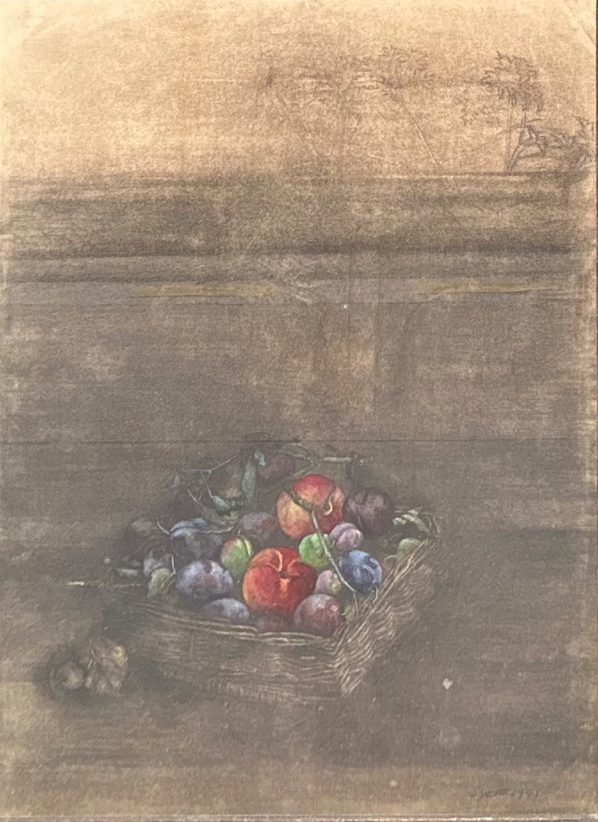 Szeto Lap (1949-) The Fruit Basket Chinese