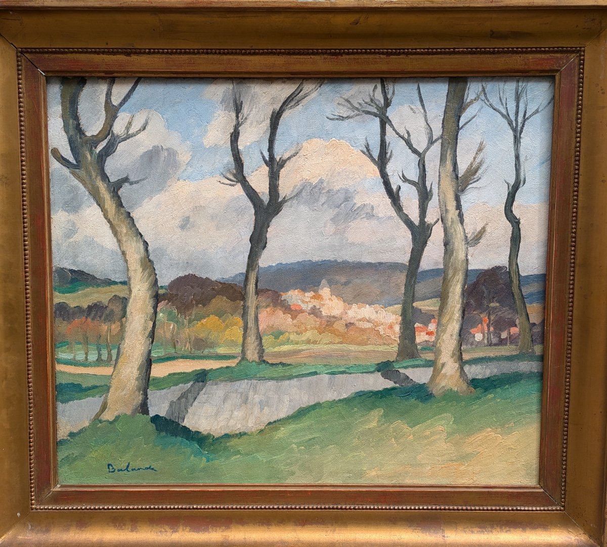 Gaston Balande (1880-1971) Senneville In Autumn -photo-2