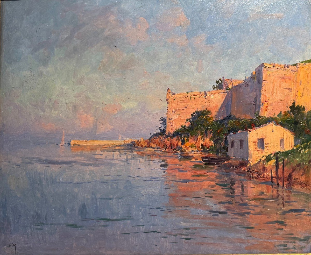 Alexandre Isailoff (1869-1944), "Bord De Mer à Sainte Marguerite"