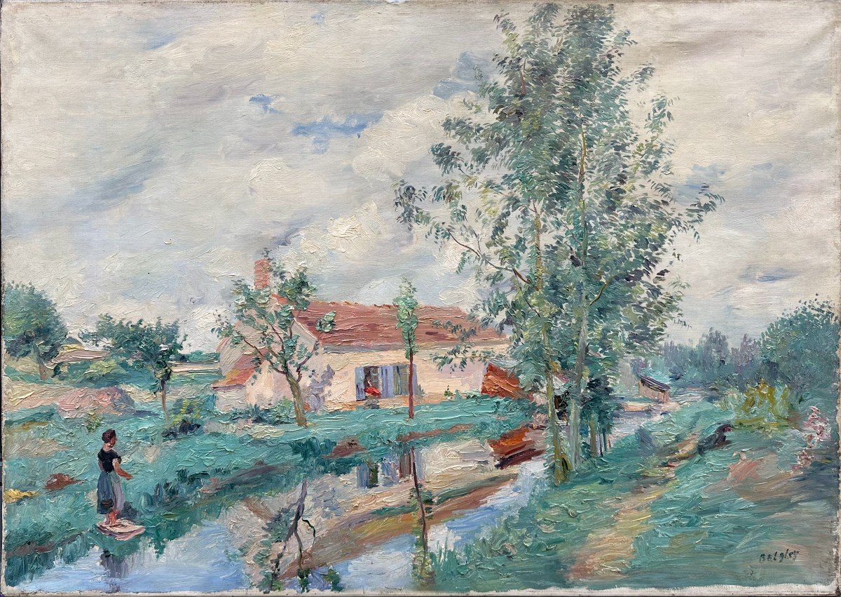 Jacob Balgley (1891-1934), "Rivière En Fin d'été"