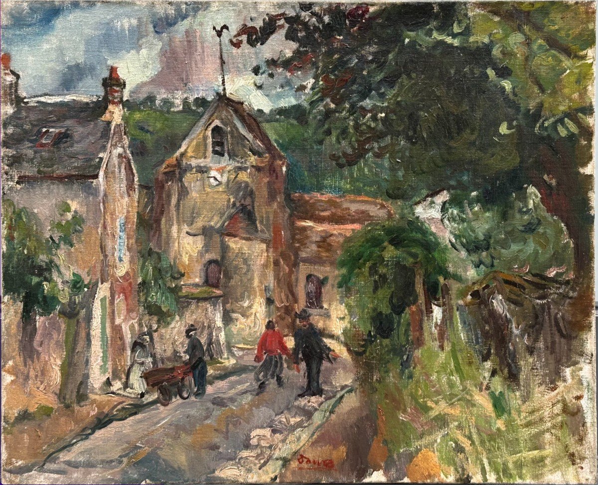 Pierre Daura (minorca 1896 - Rockbridge Baths 1976), "village Scene" (1926)