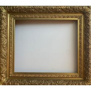 Old Carved And Gilded Frame From The End Of The 19th Century - P. Hombert Fils - 48 X 57 Cm