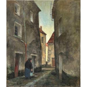 Kotoku Yukie (1890-1933) - Une ruelle à Paris 