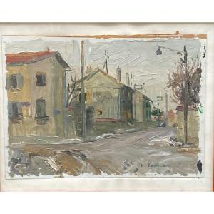 Włodzimierz Zakrzewski (1916-1992) Rue D’un Village 