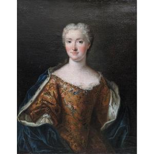 Pierre Gobert (1662-1744) Portrait Of A Duchess