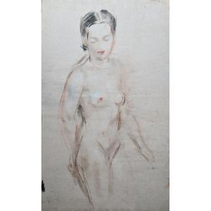 Eugene Nikolsky (19th 20th) Nude Woman 
