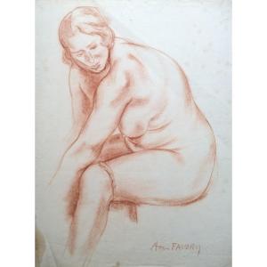 André Favory (1889-1937) Nude 