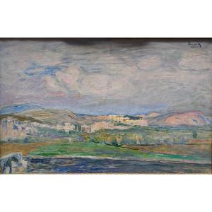 Michel Simonidy (1872-1933)  Villeneuve lez Avignon et le fort Saint-André