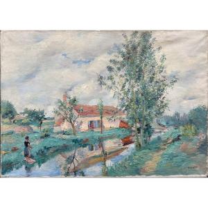 Jacob Balgley (1891-1934), "Rivière En Fin d'été"