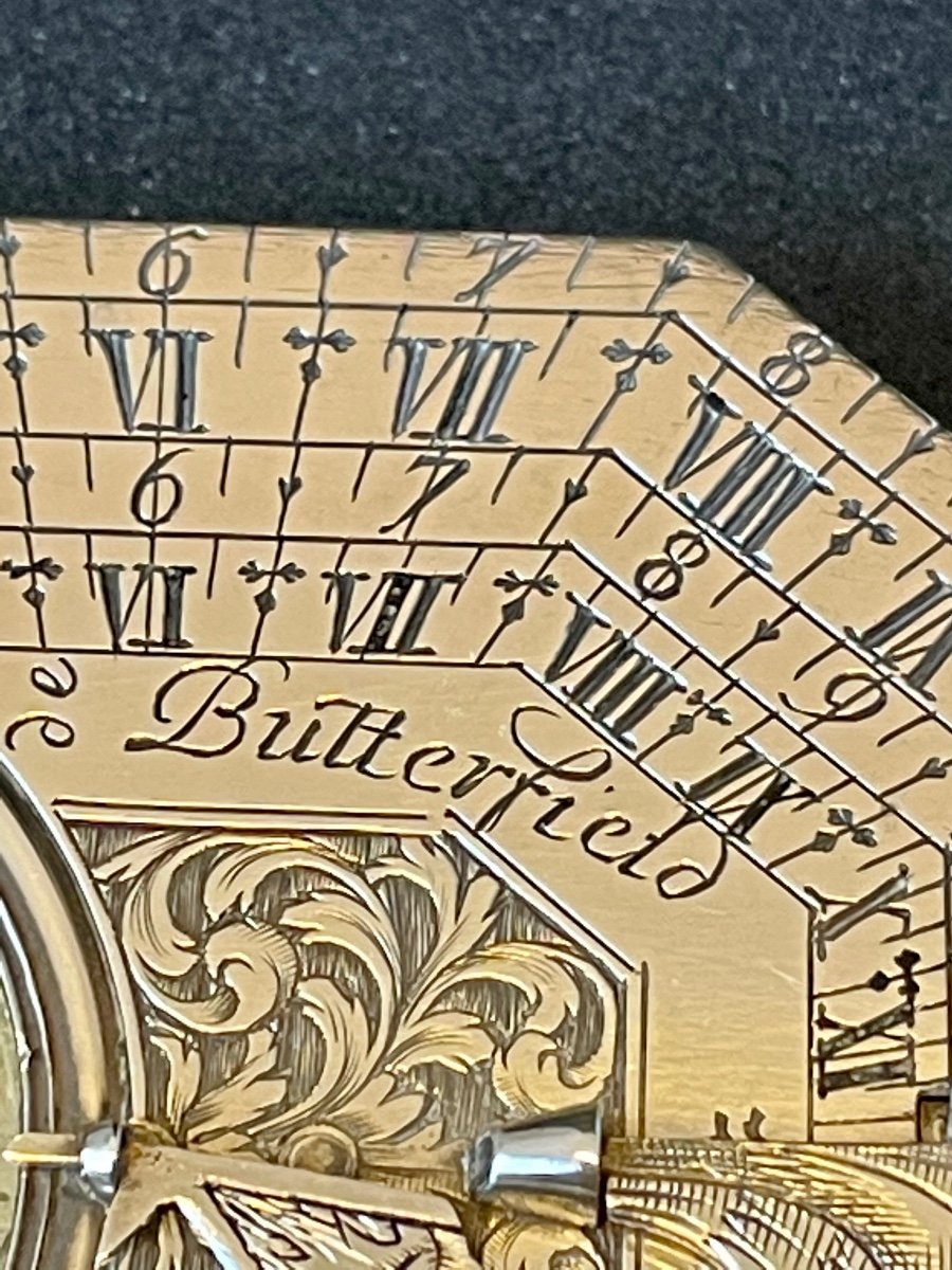 Michael Butterfield, Silver Sundial, Paris, 17th Century.-photo-6