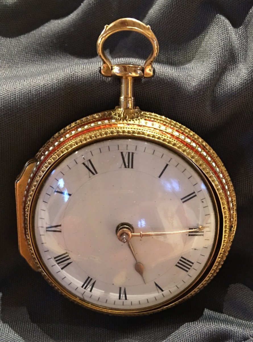 Montre à Gousset Anglaise, époque Guerre D’indépendance Américaine.-photo-2