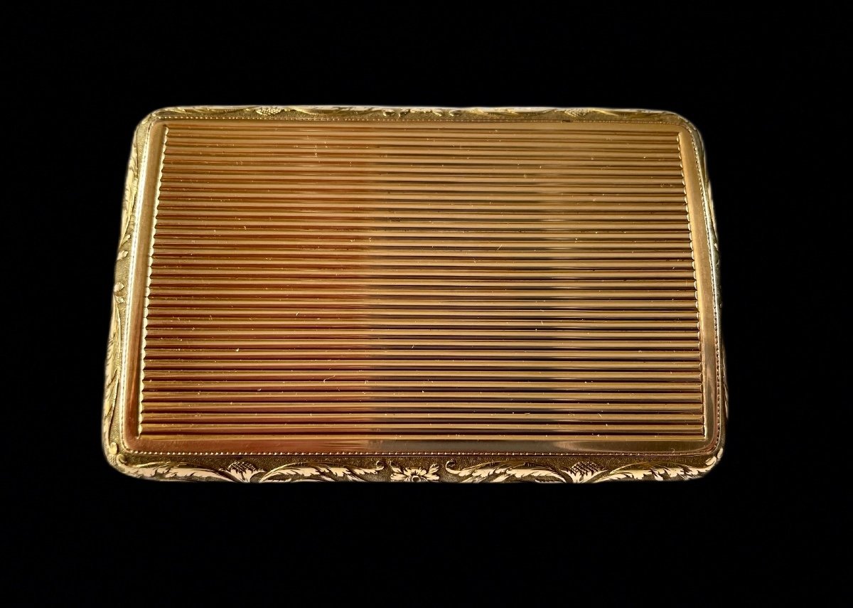 Pill Box In 18 Carat Gold, 97 Grams, Paris 1819 / 1838-photo-1
