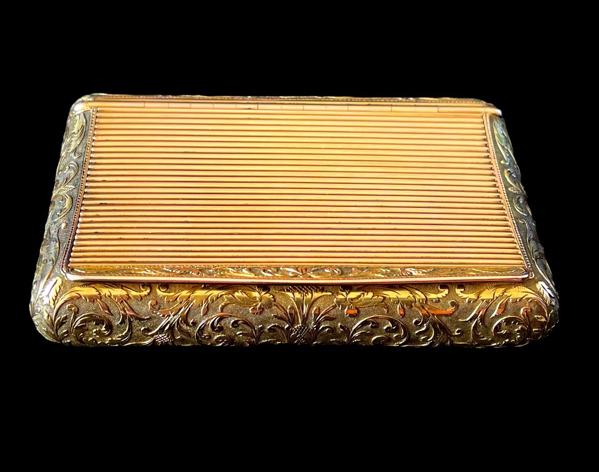 Pill Box In 18 Carat Gold, 97 Grams, Paris 1819 / 1838-photo-2