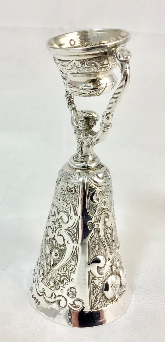 Betting Cup, London 1893, Sterling Silver, Victorian Period-photo-4