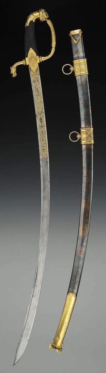 Saber Of Citizen François Marie Joseph Riou De Kersalaün, Major Of The National Guard Of Brest-photo-4