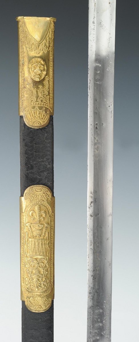 Sabre Tambour-major, Vers 1814-1816, Premier Empire - Restauration-photo-2