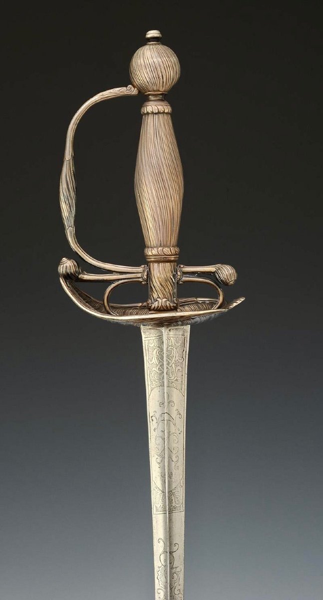 Silver Sword, Louis XV Period, Circa 1760-photo-4
