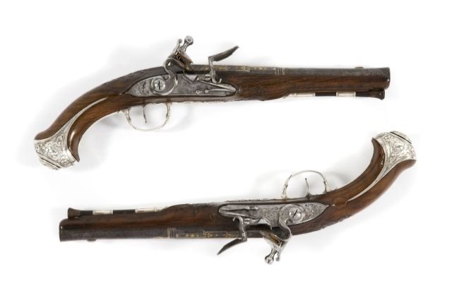 Pair Of Pistols Of Louis, Dauphin Of France, Colonel-general Of The Dragoons-photo-3