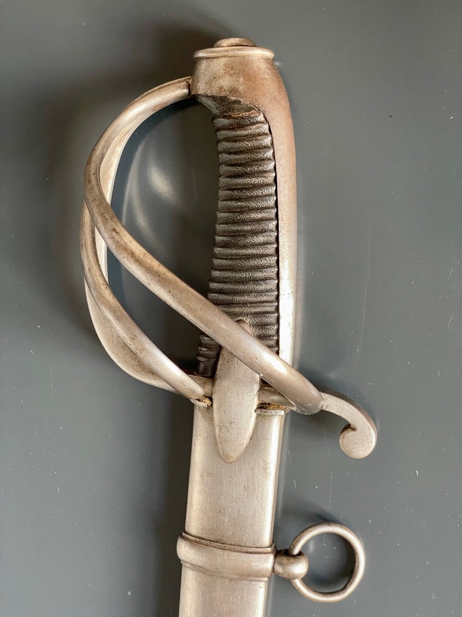 Rare Sabre D’officier De Lancier De La Garde Royale-photo-3