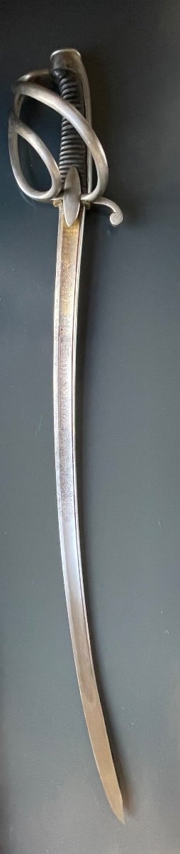 Rare Sabre D’officier De Lancier De La Garde Royale-photo-1