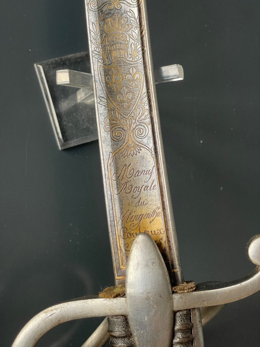 Rare Sabre D’officier De Lancier De La Garde Royale-photo-3