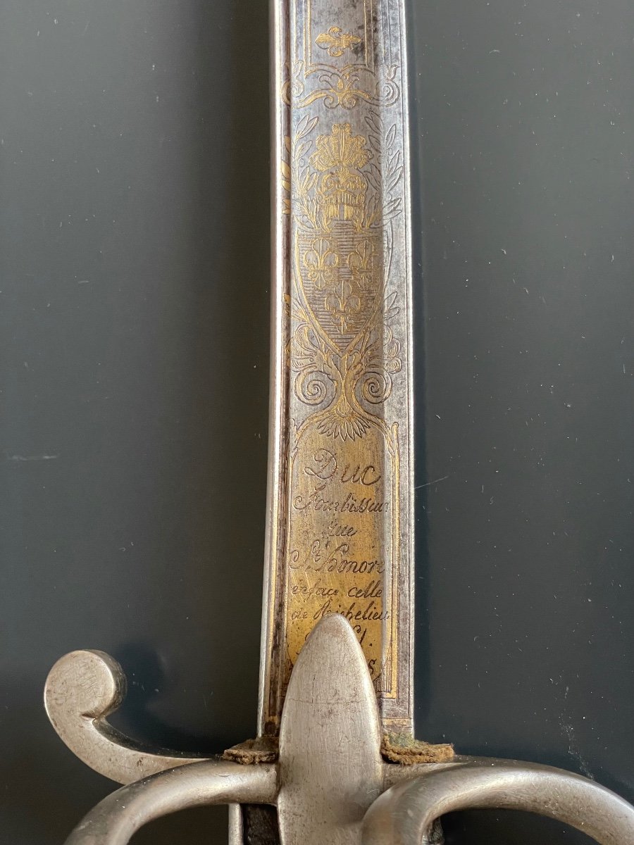 Rare Sabre D’officier De Lancier De La Garde Royale-photo-4