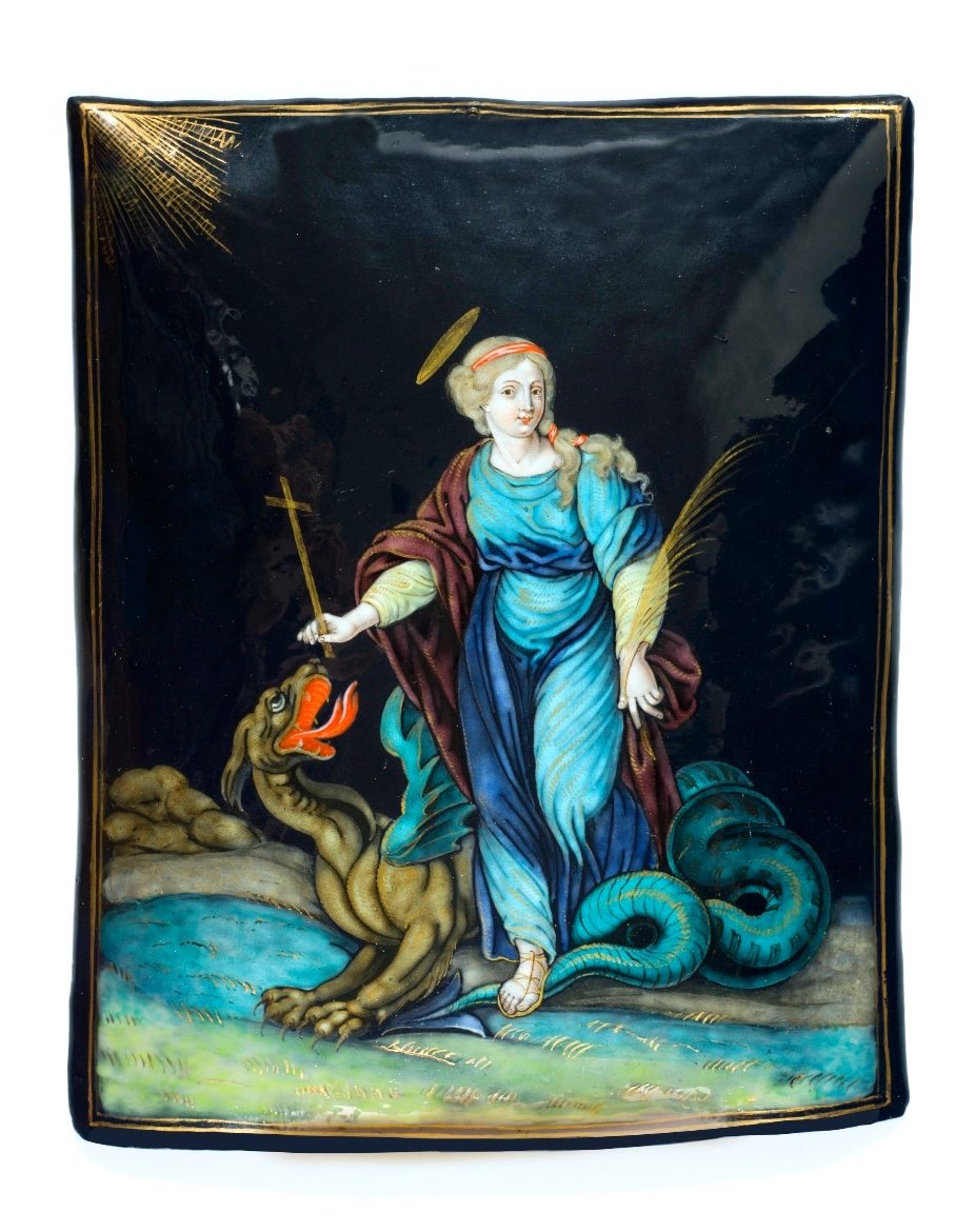 Saint Margaret Slaying The Dragon