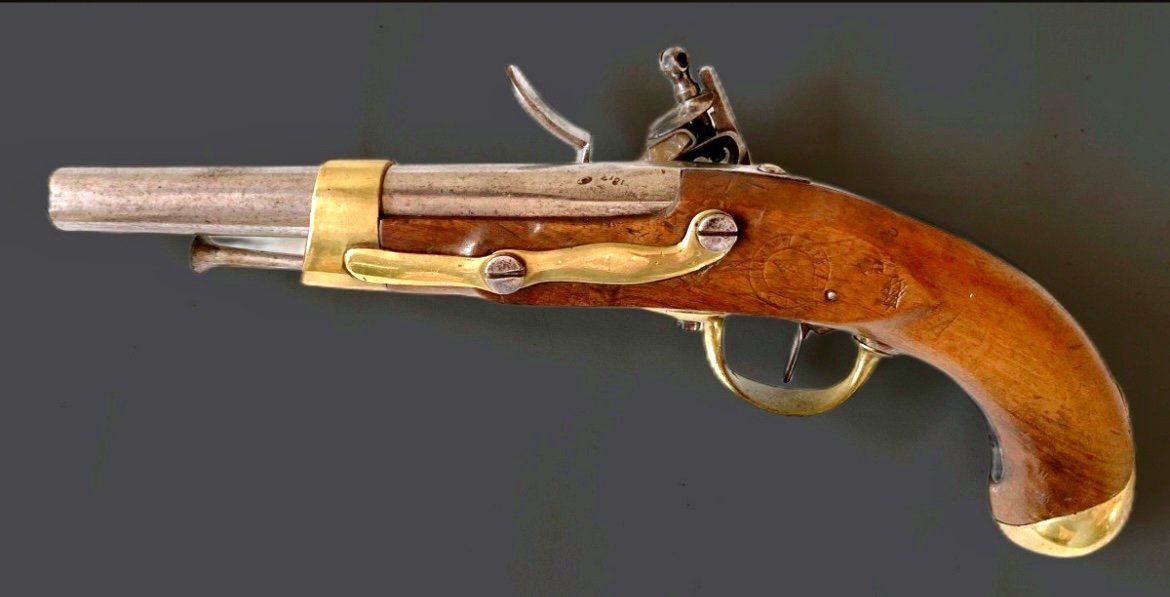 Pistolet De Cavalerie, Modèle An XIII, De La Manufacture Impériale De Charleville, 1 Er Empire-photo-2