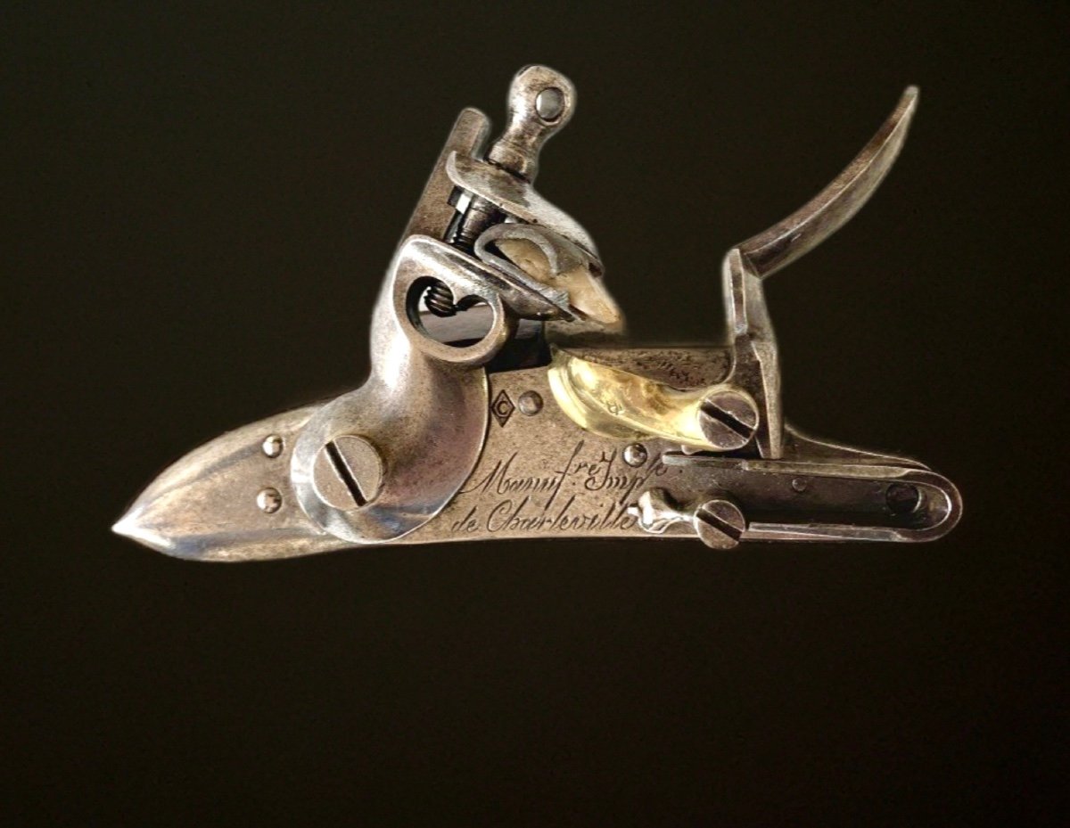 Pistolet De Cavalerie, Modèle An XIII, De La Manufacture Impériale De Charleville, 1 Er Empire-photo-3