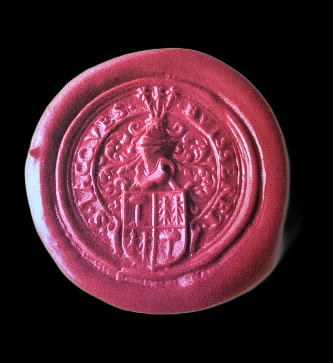 Seal Matrix Of The Buisseret Lordship, 16th Century-photo-3