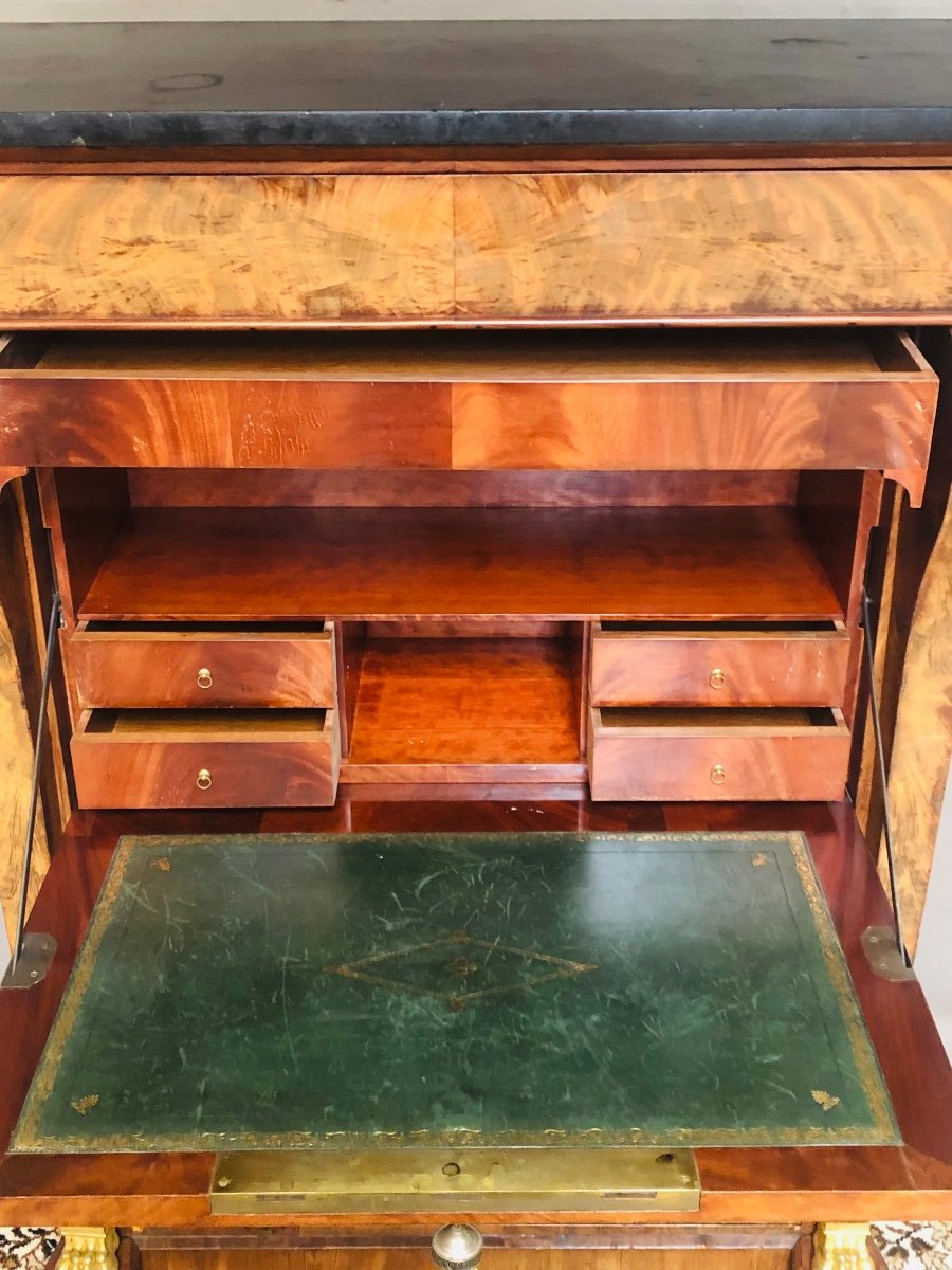 Mahogany Secretary From The Restoration Period-photo-1