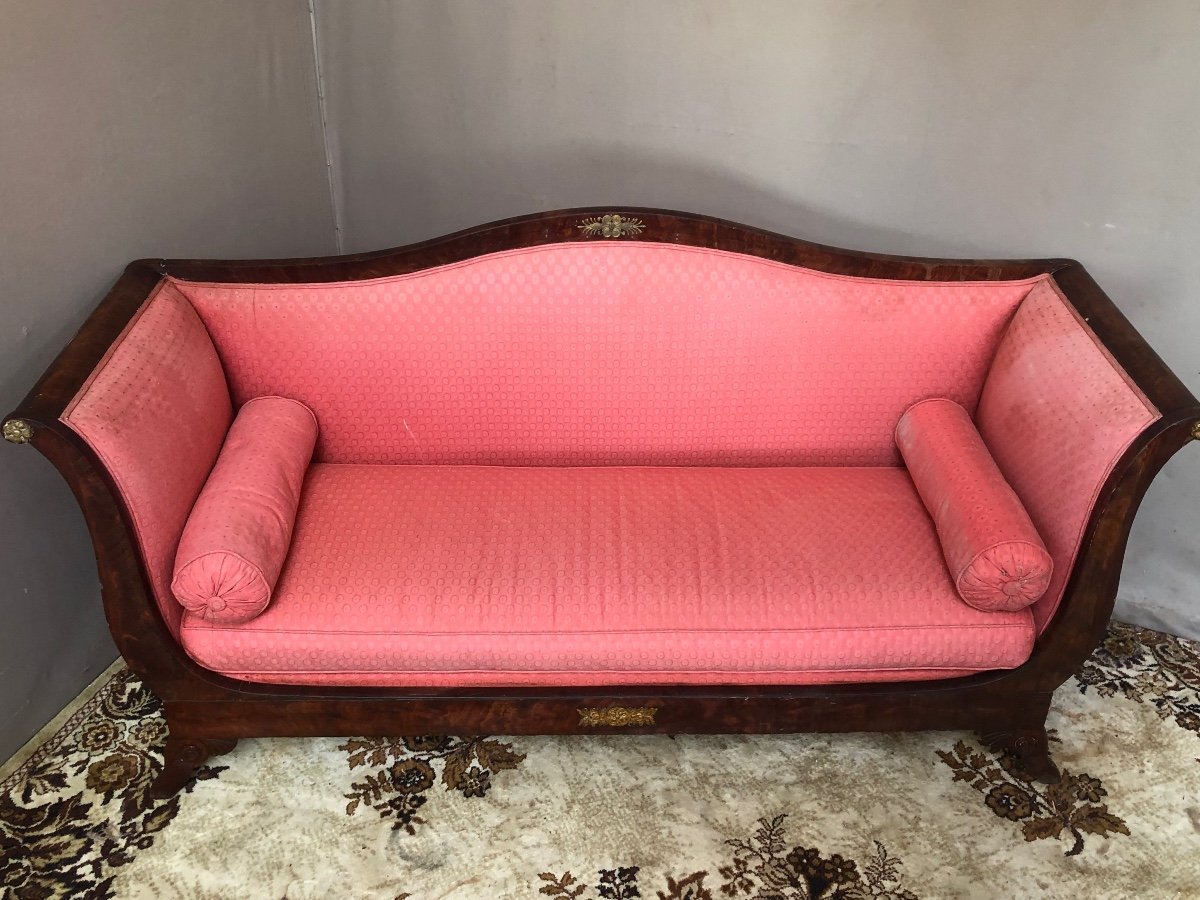 Empire Period Mahogany Daybed-photo-2