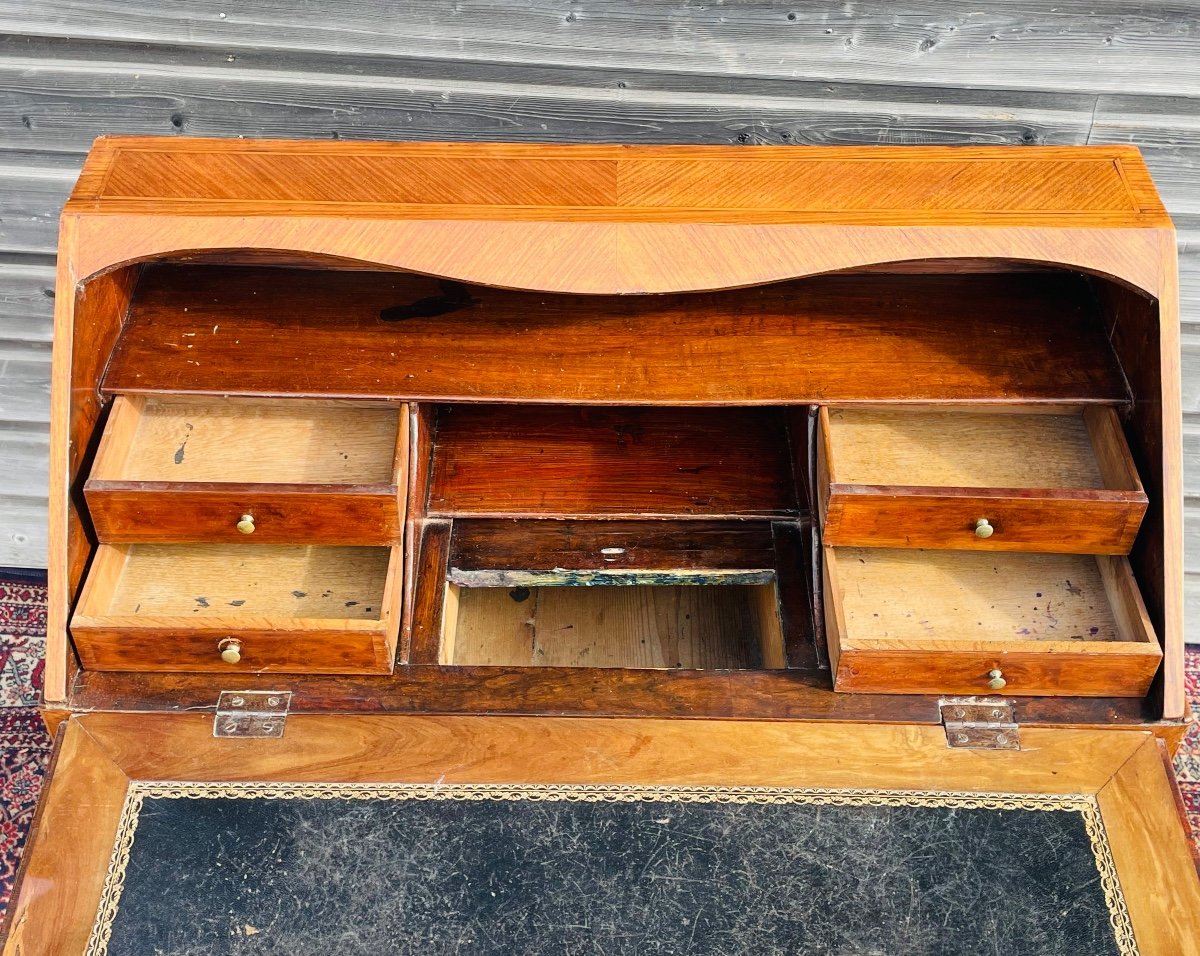 Louis XV Period Marquetry Sloping Desk-photo-3