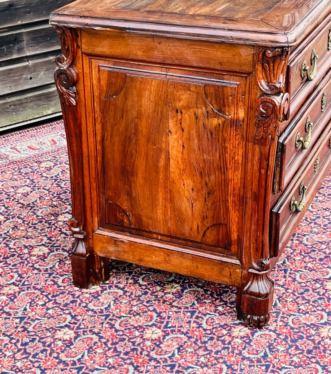 Louis XIV Period Walnut Chest Of Drawers-photo-3