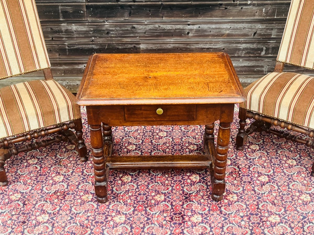 Louis XIII Period Walnut Coffee Table