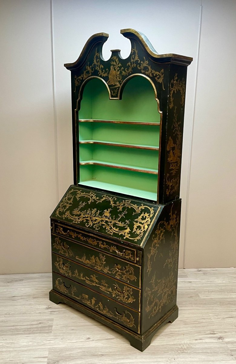 bureau scriban en laque de style Louis XIV -photo-2