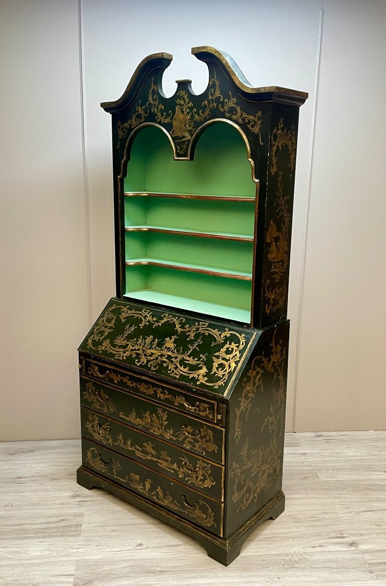 bureau scriban en laque de style Louis XIV -photo-4