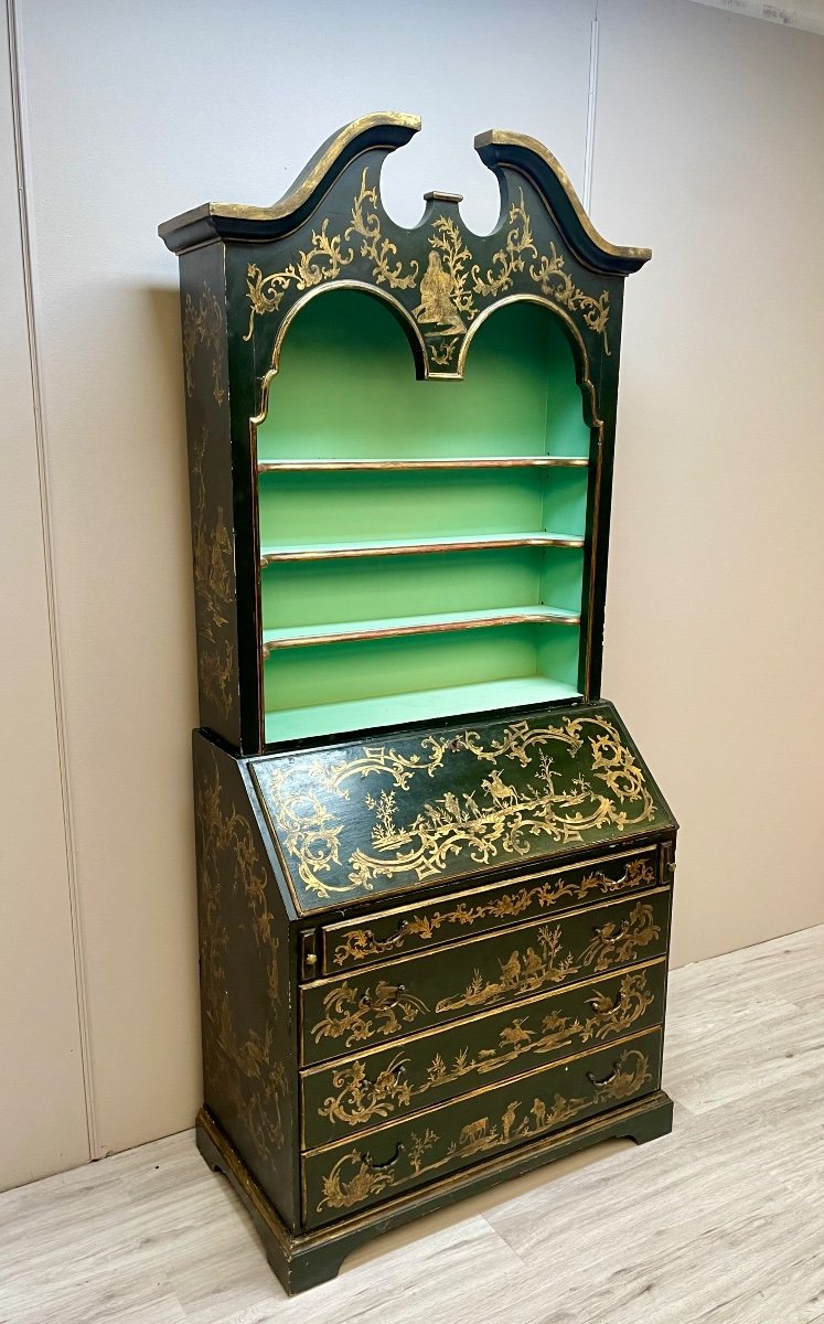 bureau scriban en laque de style Louis XIV -photo-6