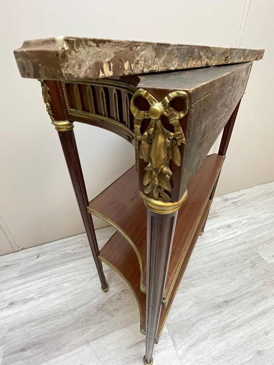 Louis XVI Mahogany Console Table -photo-4