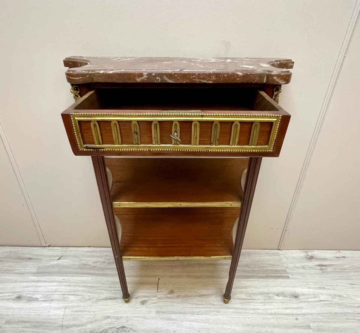 Louis XVI Mahogany Console Table -photo-7