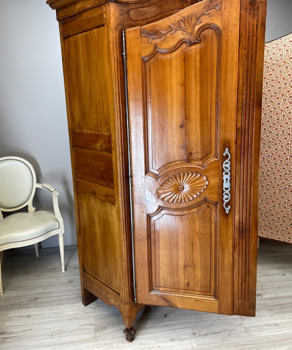 belle armoire provençale en merisier d’époque louis XV -photo-4